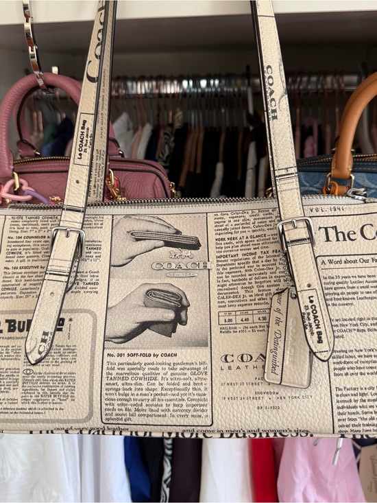 Coach Handbags - Coach Newspaper Print